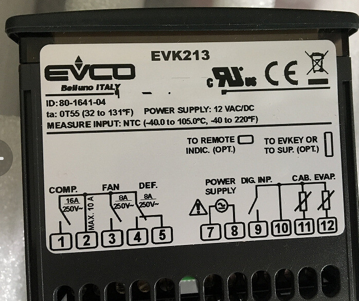 1pc NEW For EVCO Temperature Controller EVK213