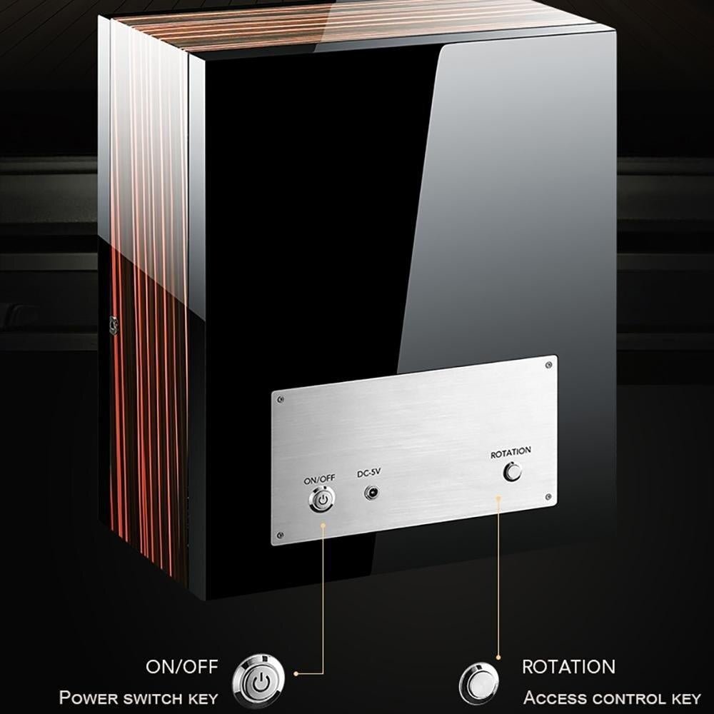 Premium Automatic 4 Watch Winder with Touch Screen by Aevitas