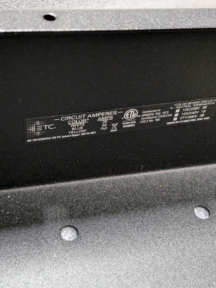 ETC Back Box Sub Assembly 7099A1141 18" Backbox - Stage Lighting Panel !Charity!