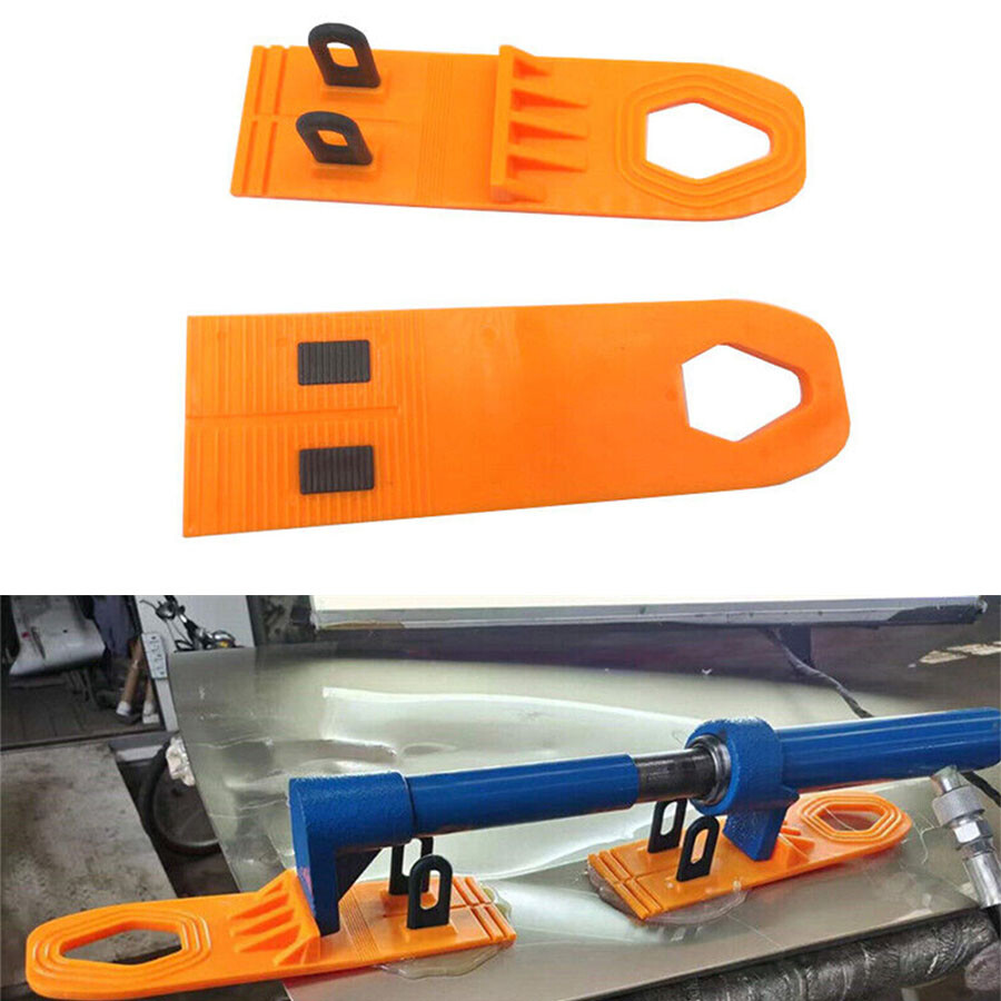 2x Car Dent Puller Sheet Glue Pulling Tabs Bodywork Repair Removal Tool Orange