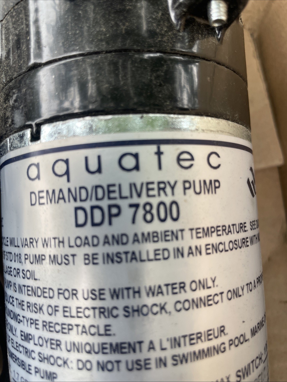 Aquatec Pump Ddp7800 Diaphragm 16-0166 - Free Shipping + Geniune OEM!