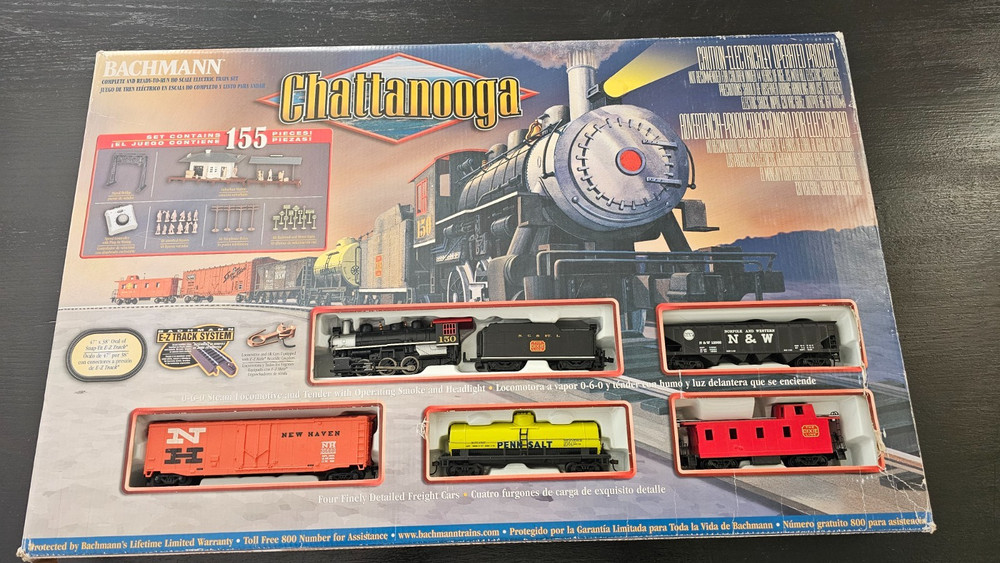Bachman Chattanooga Train Set #00626 - Not Complete