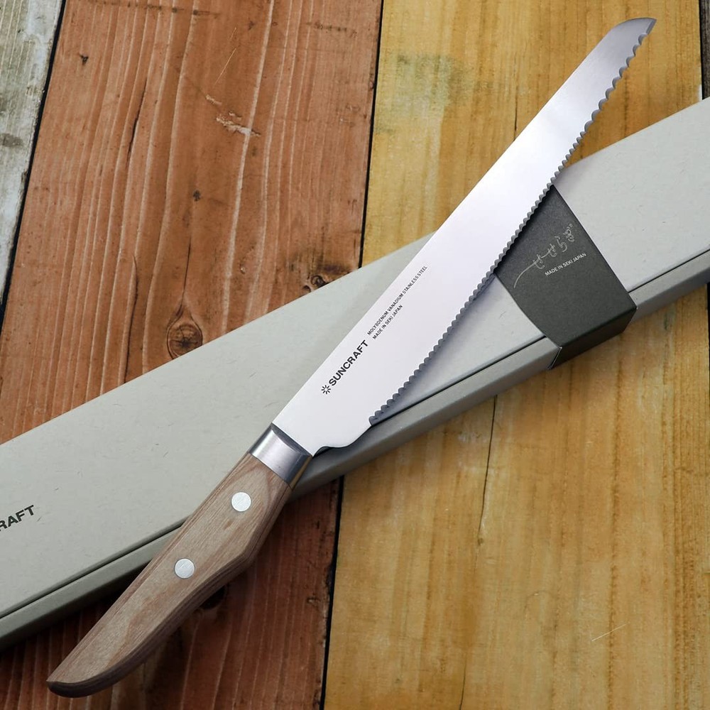 SUNCRAFT Bread Knife Seseragi MS-001