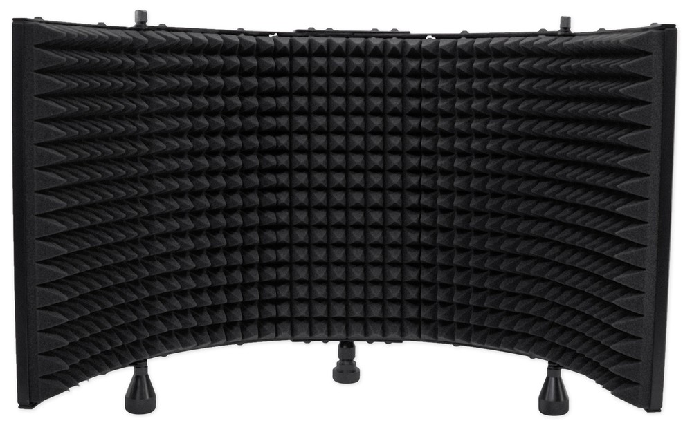 Rockville Pro Recording Studio Microphone+Isolation Shield+Mount+Filter+Stand