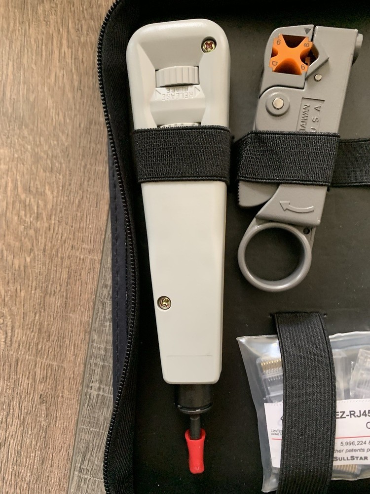 RJ45 crimping tool kit with Punch Down