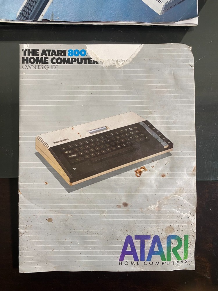 Vintage ATARI 800/XL Home Computer Owner's Guide DOS 3 Reference & Brochure