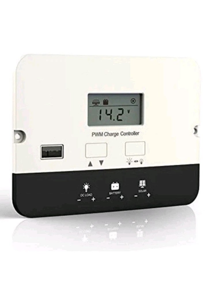 HQST Solar Charge Controller20a Flush Mount Solar Panel Battery Intelligent