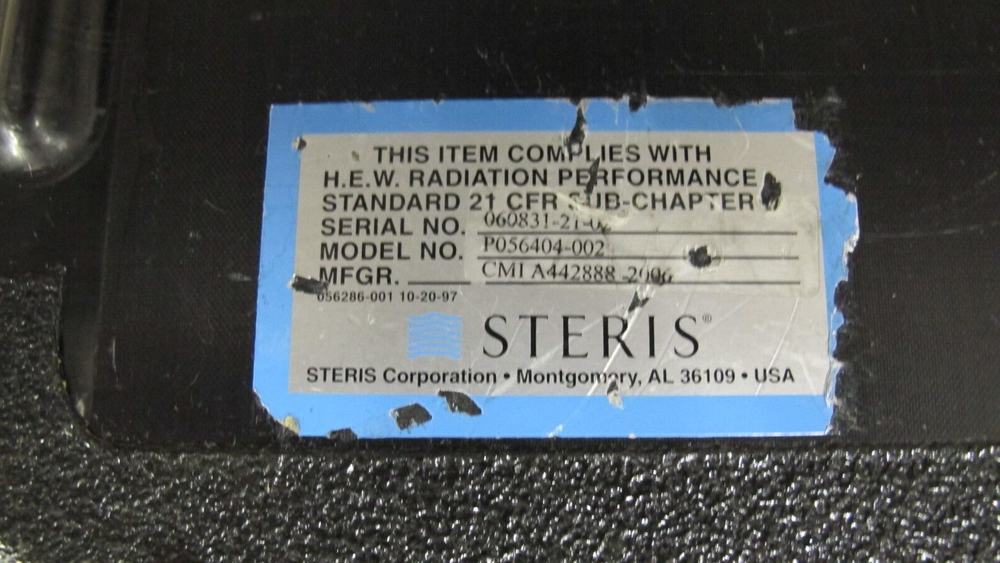 Steris CMAX Surgical OR Table with Hand Control and Imaging Flouro Extension