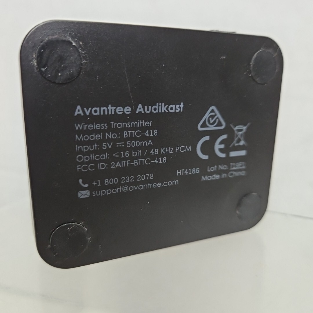 Avantree Audikast aptX Low Latency Bluetooth 5.0 Audio Transmitter for TV PC