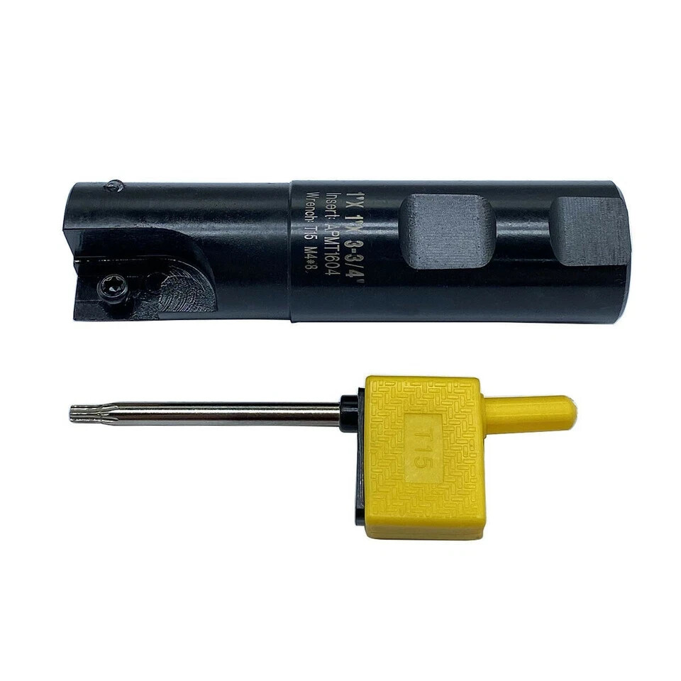 1'' x 1'' 90 Degree Square Shoulder Indexable End Mill APMT/ APKT Insert