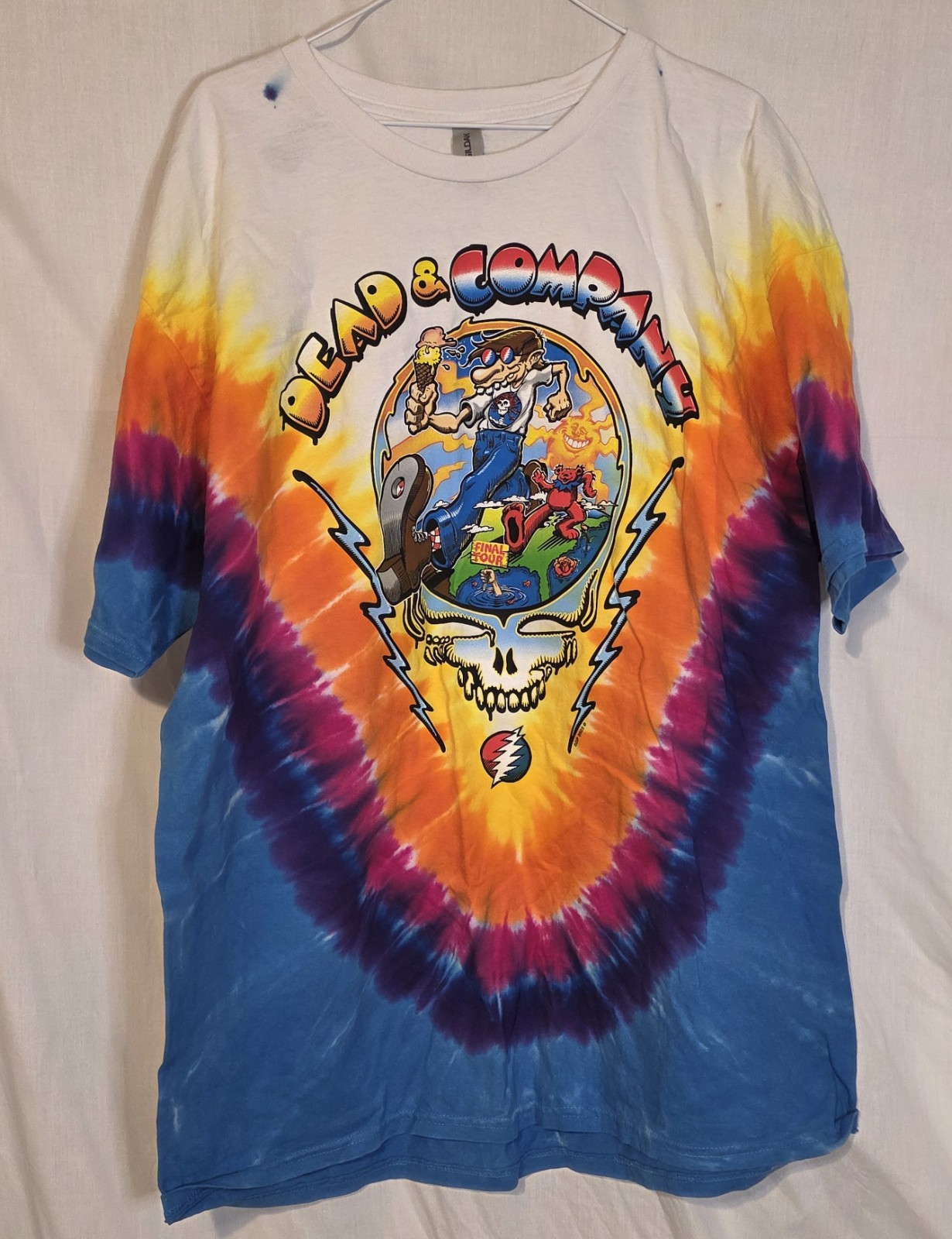 Dead And & Company Final Tour 2023 T Shirt Tie Dye Size 2XL