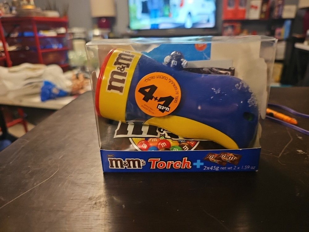 M&M's Torch flashlight with candy