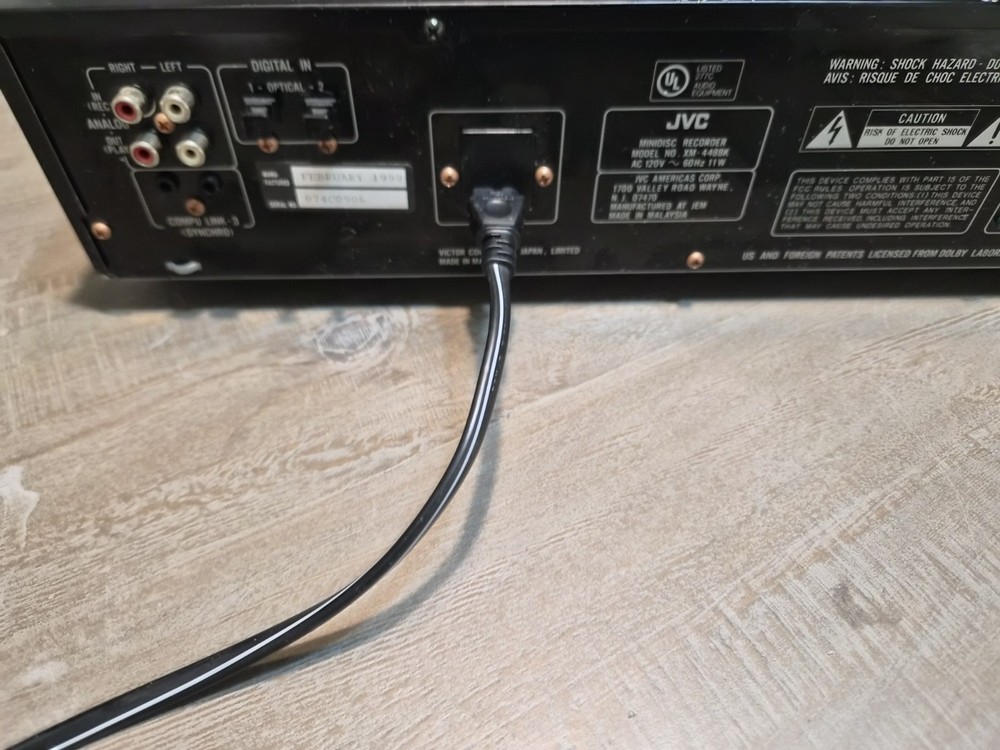 JVC XM-448 MiniDisc MD Recorder