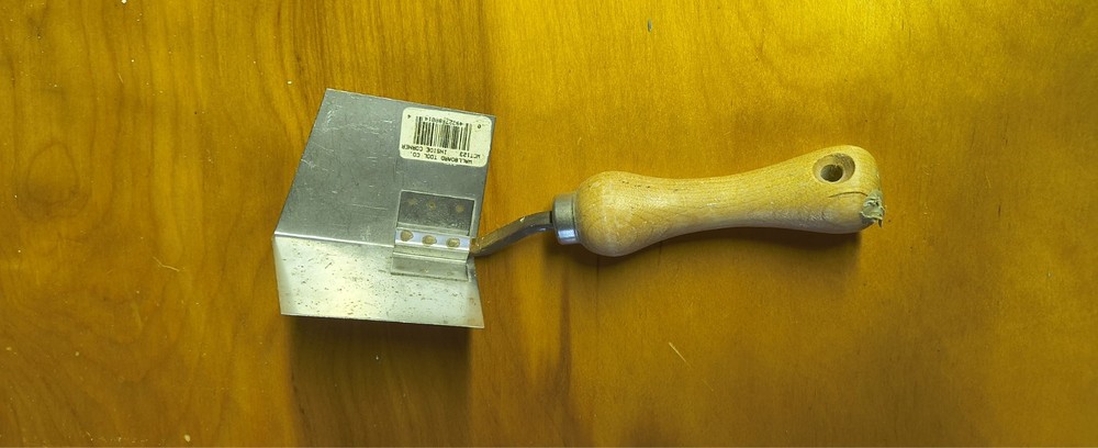 Inside Corner Stainless Steel Drywall Taping Knife mudding