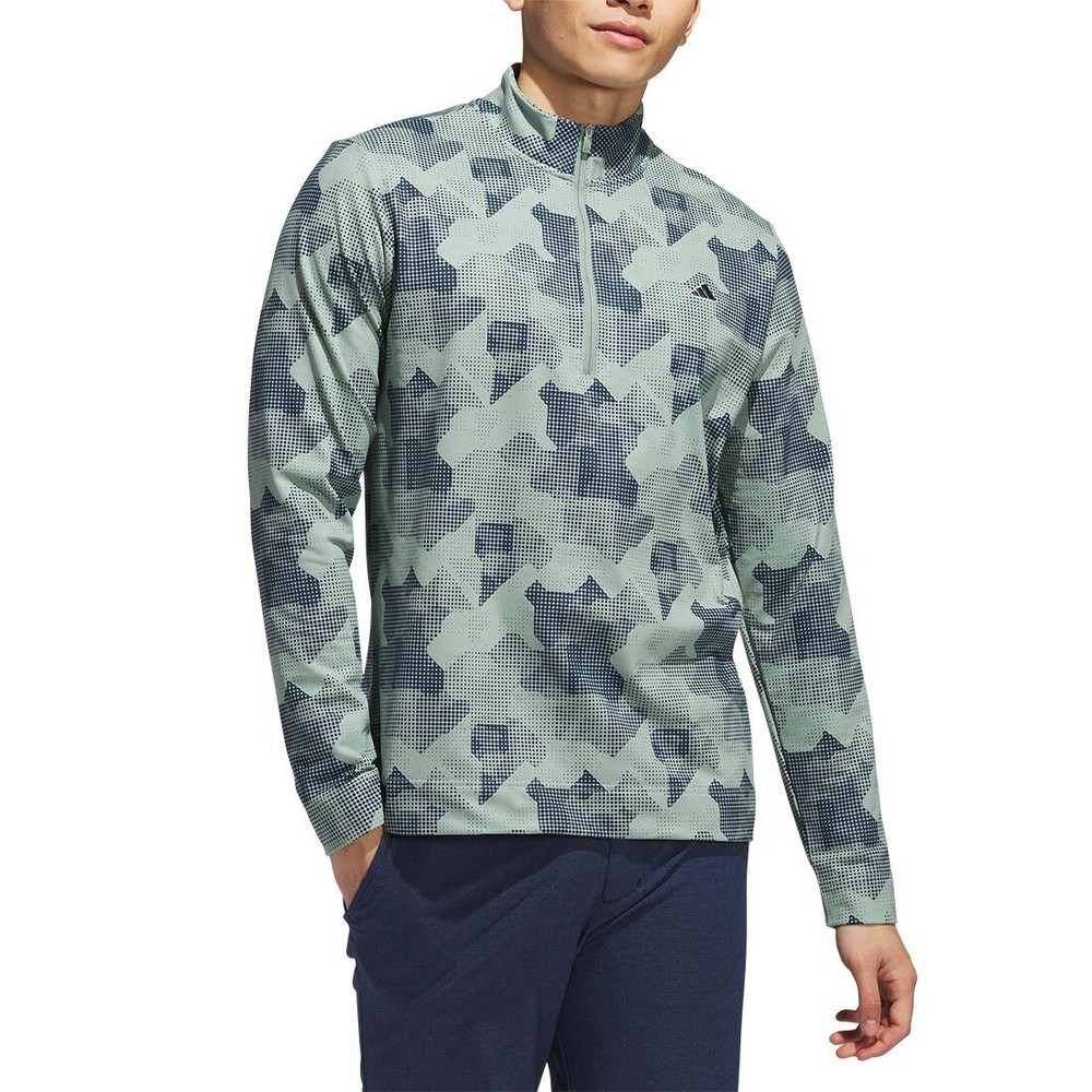 Adidas Go To Printed Quarter Zip Pullover