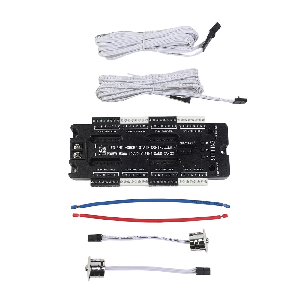 32Channel LED Controller Stair Light with Motion Sensor Dimming Indoor DC12V-24V