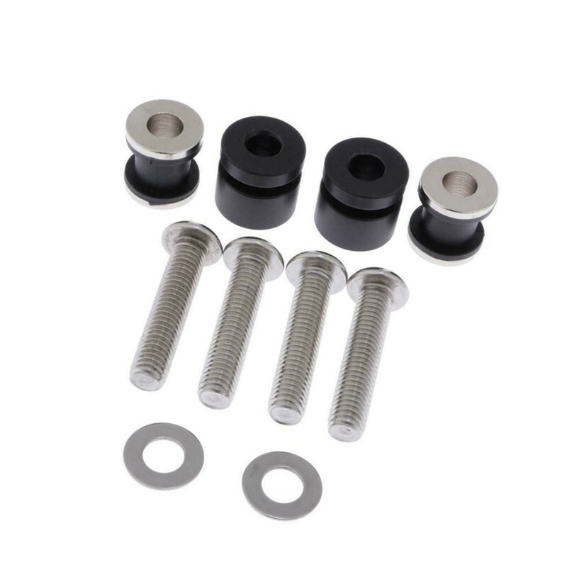 Motorcycle Sissy Bar Backrest Detachable Docking Hardware Bolt Kit For Harley