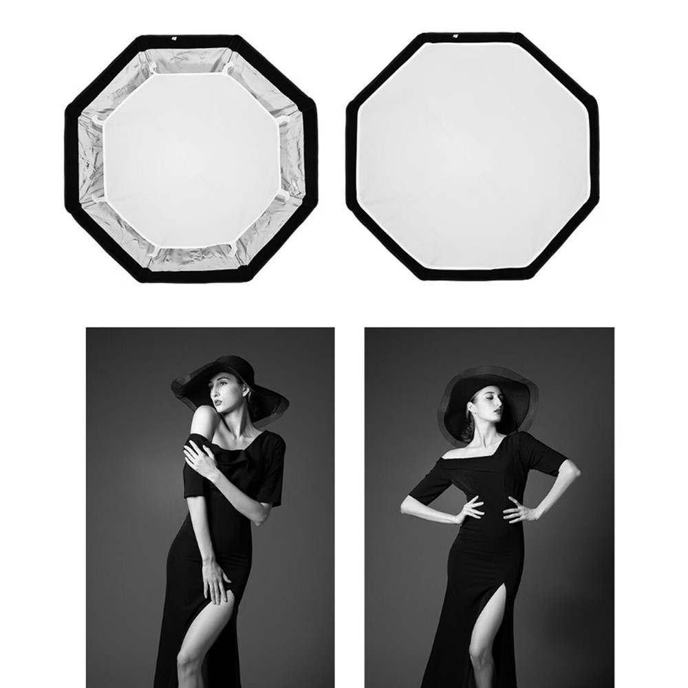 US TRIOPO KS2-120 47.2" Foldable Octagon Softbox W/ S Bracket Fr Flash Speedlite