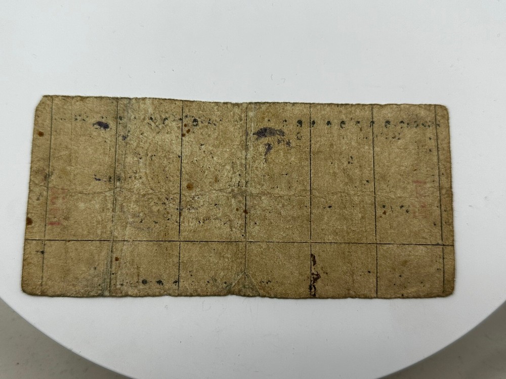 1943 PHILIPPINES SAMAR WWII HAND TYPE PAPER MONEY - WAR NOTE!