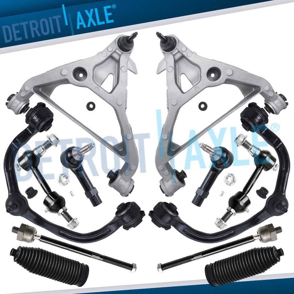 Front Upper Lower Control Arms Sway Bars for 2003-2004 Ford Expedition Navigator