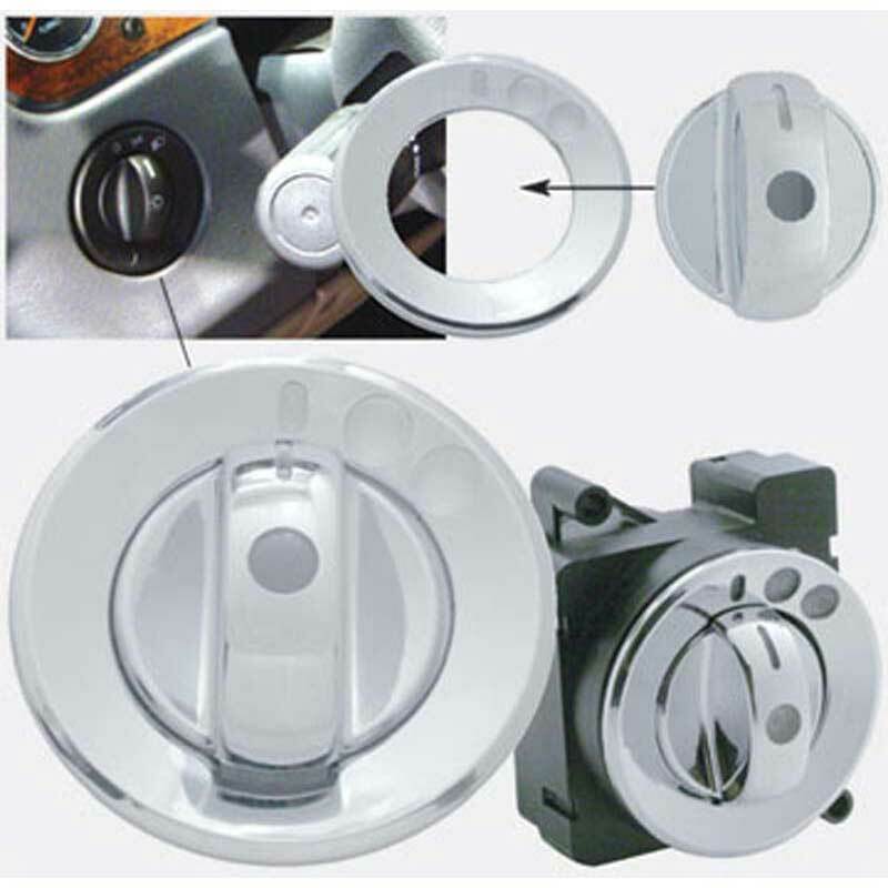Switch Cover Headlight Chrome Plastic Freightliner Cascadia 2007 - 2018