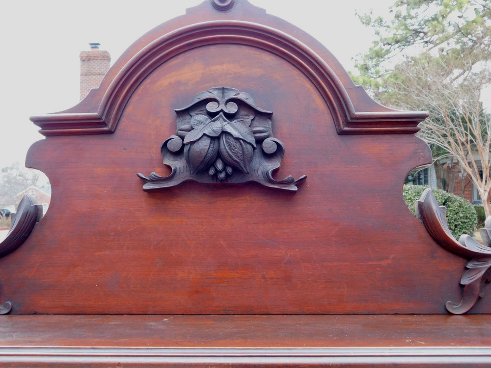 Small Victorian Walnut Sideboard/Buffet