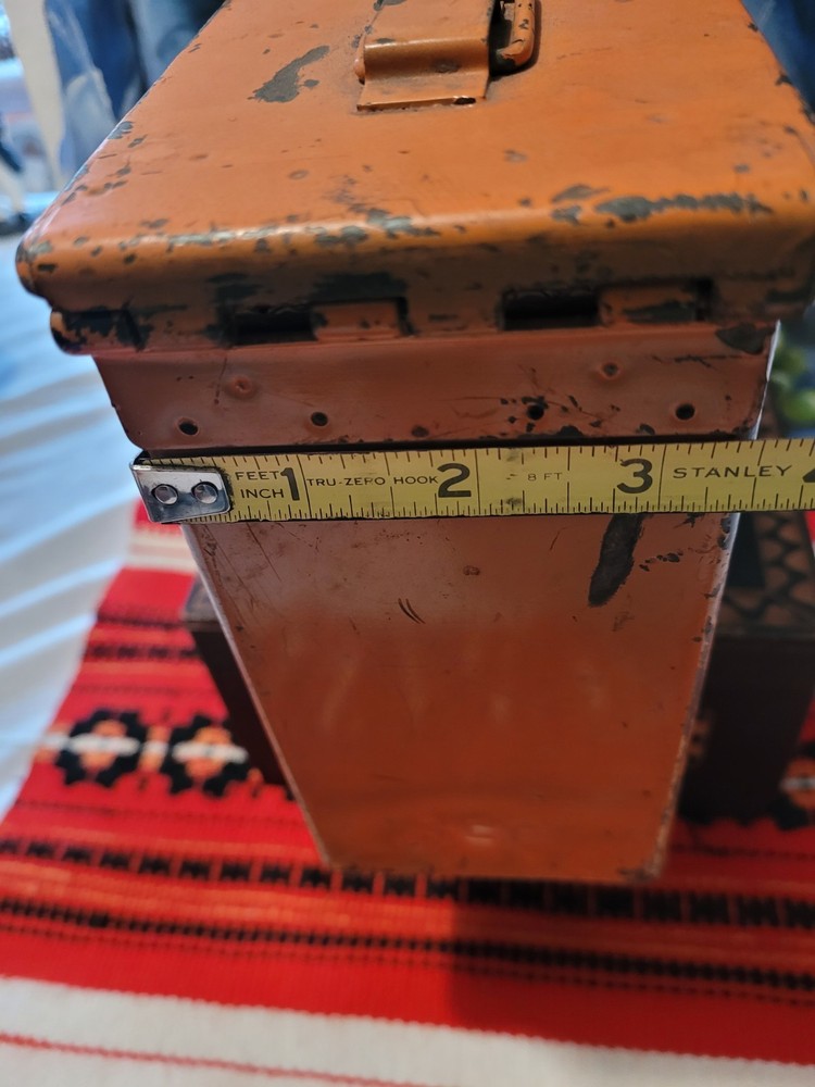 Vintage Military Ammo Box Empty Case