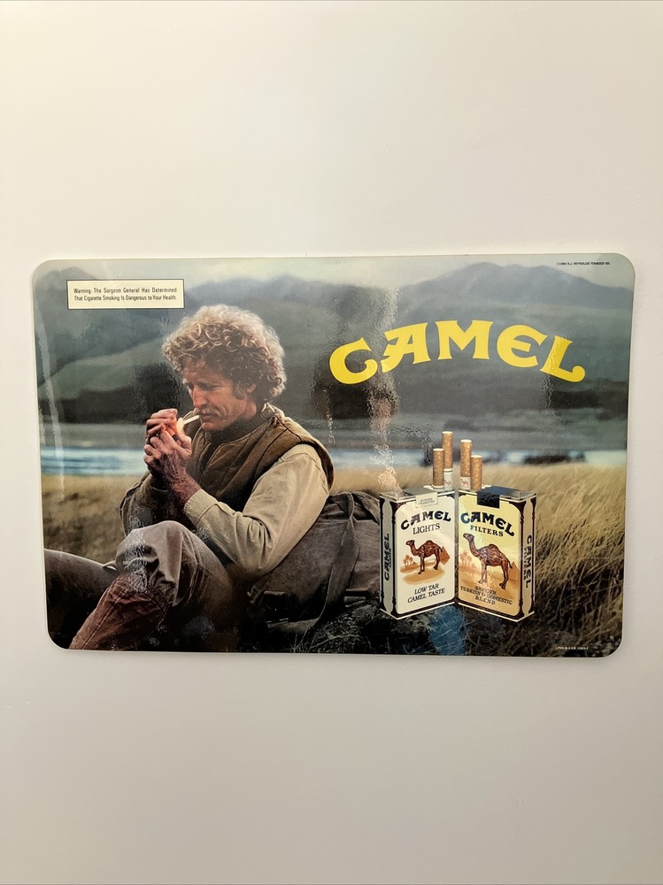Vintage Camel Cigarettes  1983 Placemat