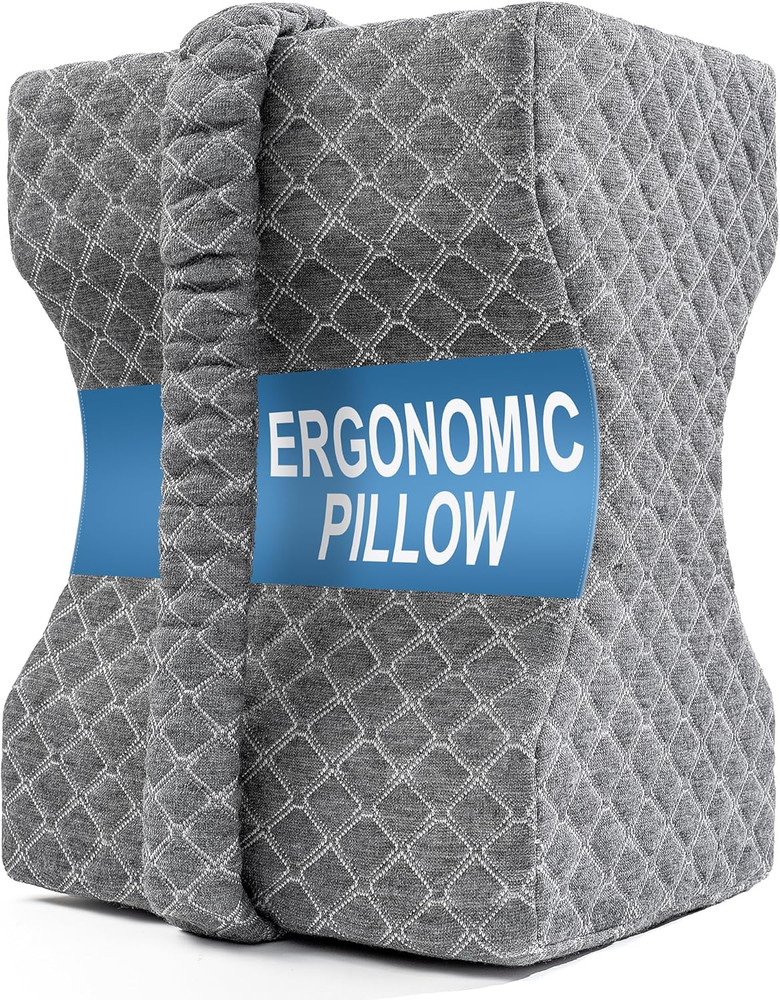 Knee Pillow for Side Sleepers, Leg Pillow for Sciatica, Back, HIPS, Knees, Joint