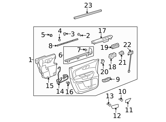 Genuine GM Front Bracket 15934812