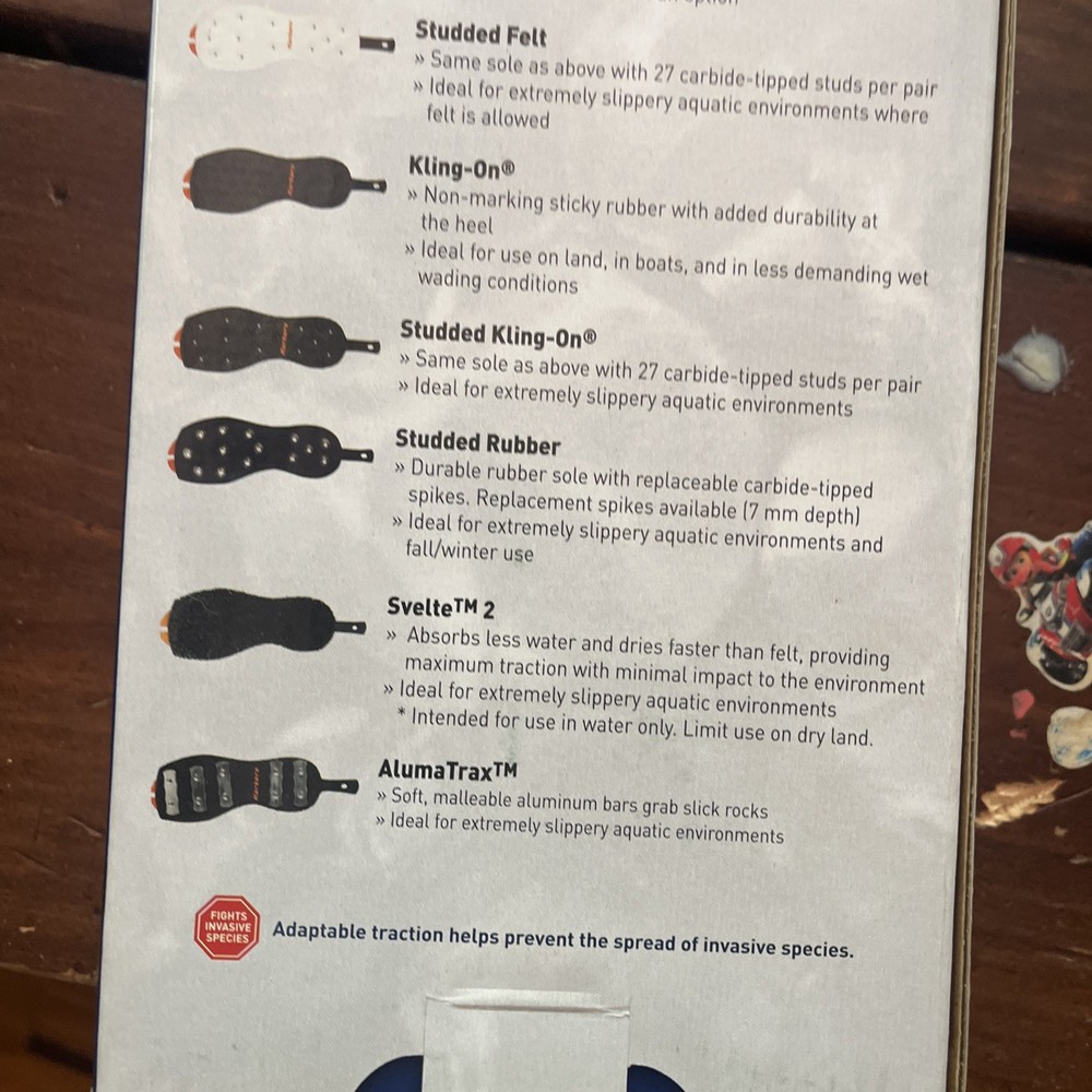 Korkers OmniTrax Interchangeable Sole System Adaptable Traction