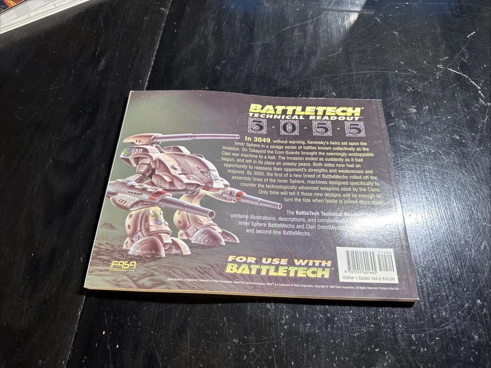 FASA Battletech Technical Readout 3055 (1st Ed) New
