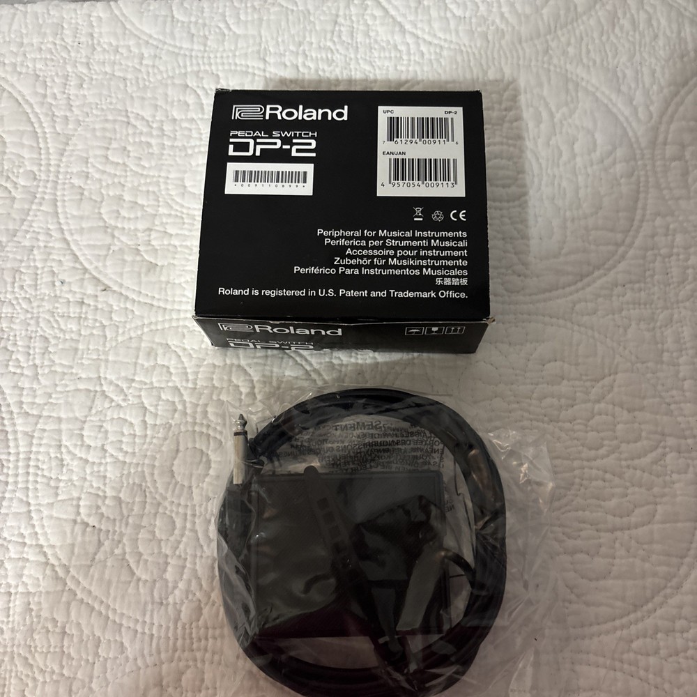 Roland Pedal Switch DP -2 For Musical Instruments Open Box