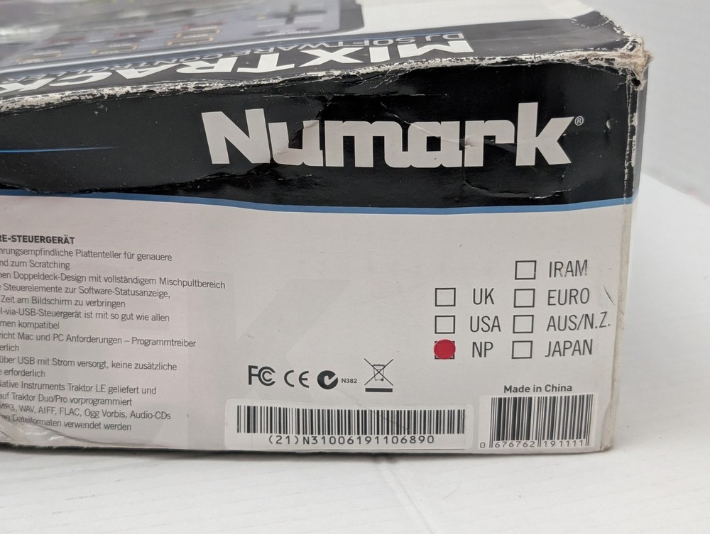 Numark Mixtrack DJ Controller Tested Works With Virtual DJ No Software Included