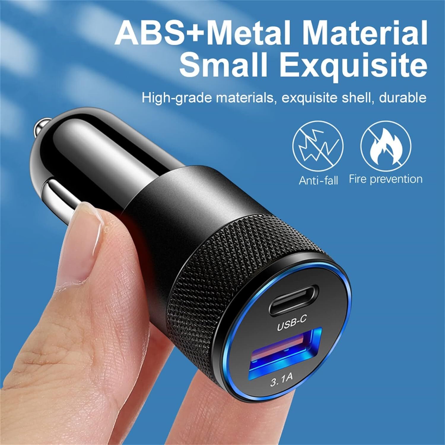 Dual USB PD Type-C Car Charger 30W Fast Adapter For iPhone 14 13 11 Pro Max lot