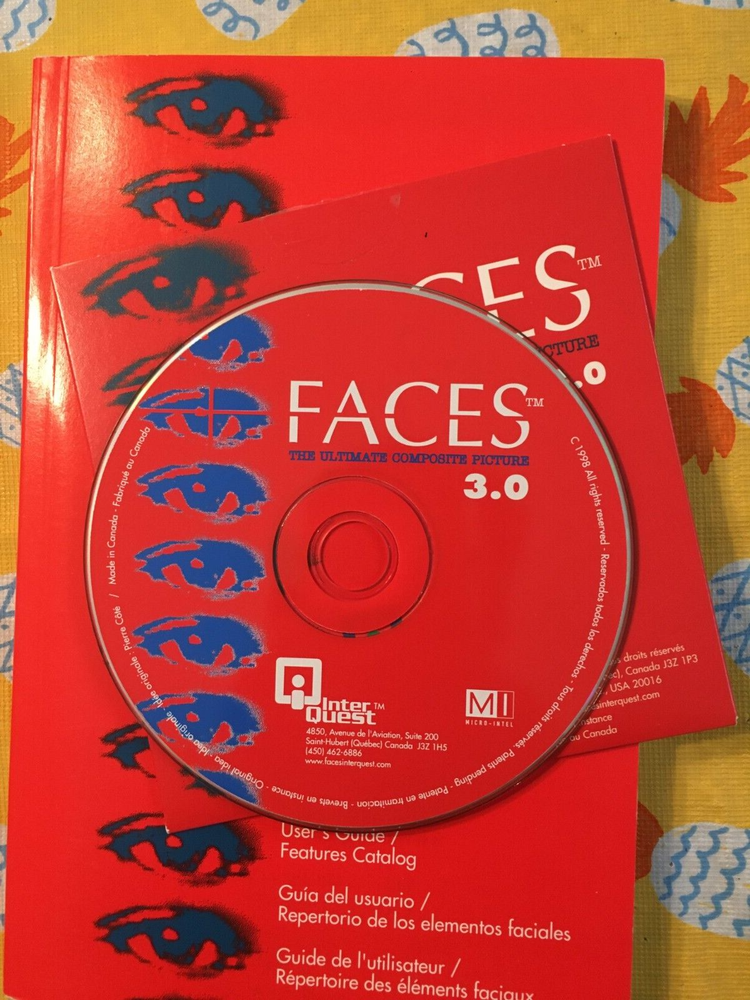 Faces 3.0: The Ultimate Composite Picture, Public Version Computer Software 1998