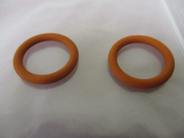 2 Silicon O-Ring High Temperature 1/8" Diameter, 3" Circumference 414612