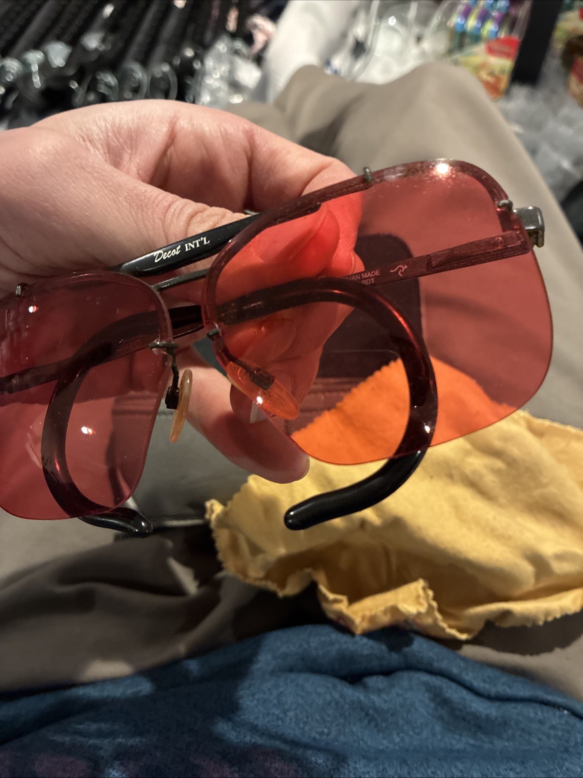 Vintage Decot Hy-Wyd Sport Shooting Safety Glasses with original &Frame and Case