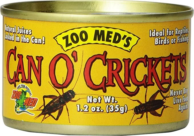 ZOO MED'S CAN O' CRICKETS ( 1.2 OZ )