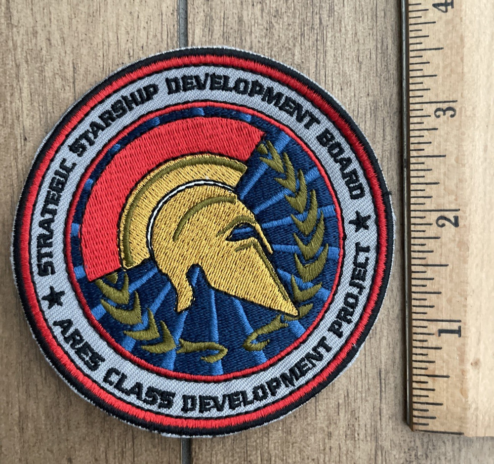Star Trek Patch Strategic Starship Development Board Ares Class Development