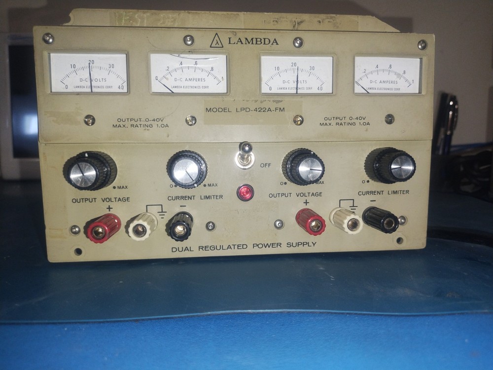 Lambda LPD-422A-FM Dual Output Power Supply 0-40V, 0-1A