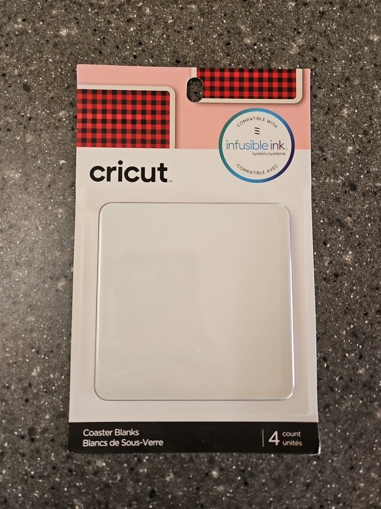 Cricut Infusible Ink Square Coaster Blanks 3.75"