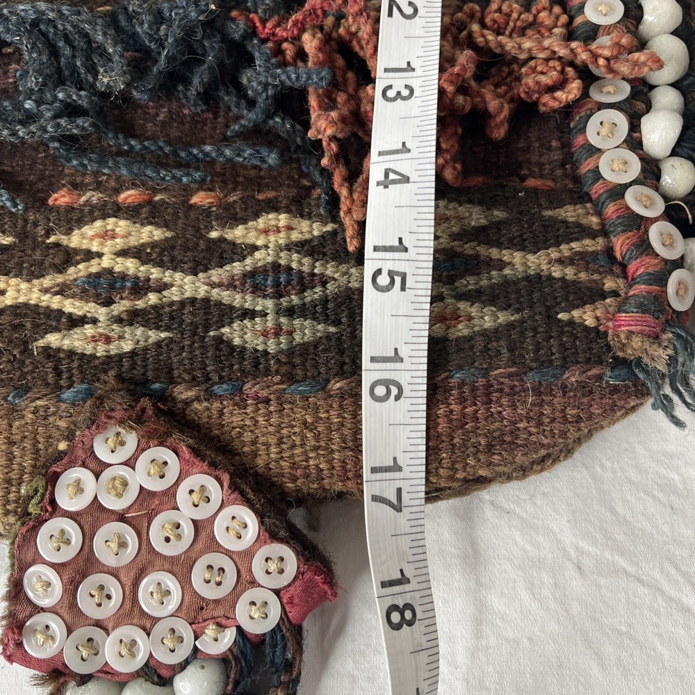 Antique Woven Wool Nomad Camel Saddle Bag