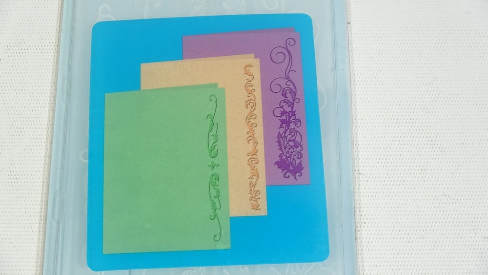 2009 Cuttlebug Embossing Borders Organic Flourish 37-1922