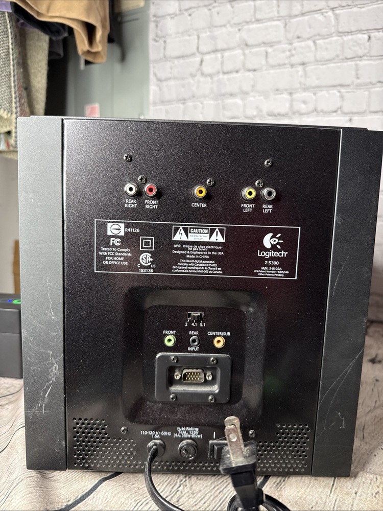 Logitech Z-5300E Computer Speaker Subwoofer Only, Fully Tested