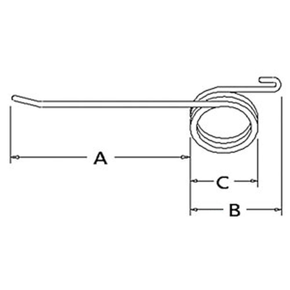 Single Steel Rake Tooth Replaces 850, 858, 896, 851, 24 & 216 257SE
