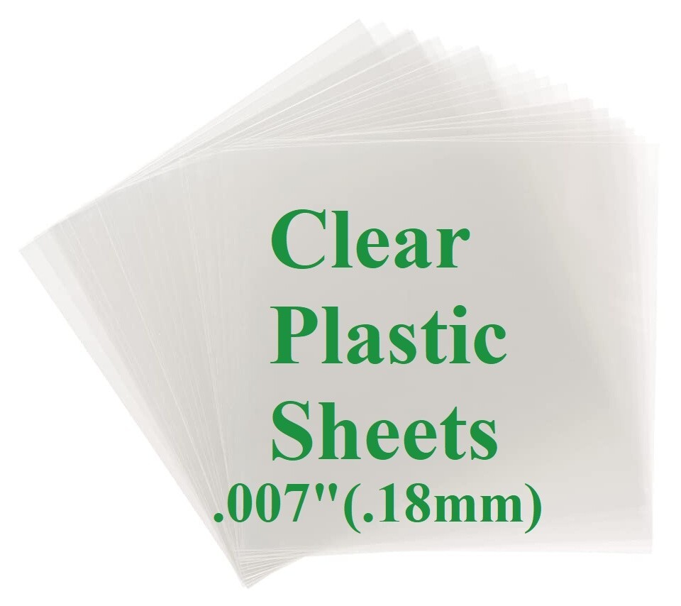 8"x8" Clear Plastic Stencil - Campfire (MCA105) (.007")