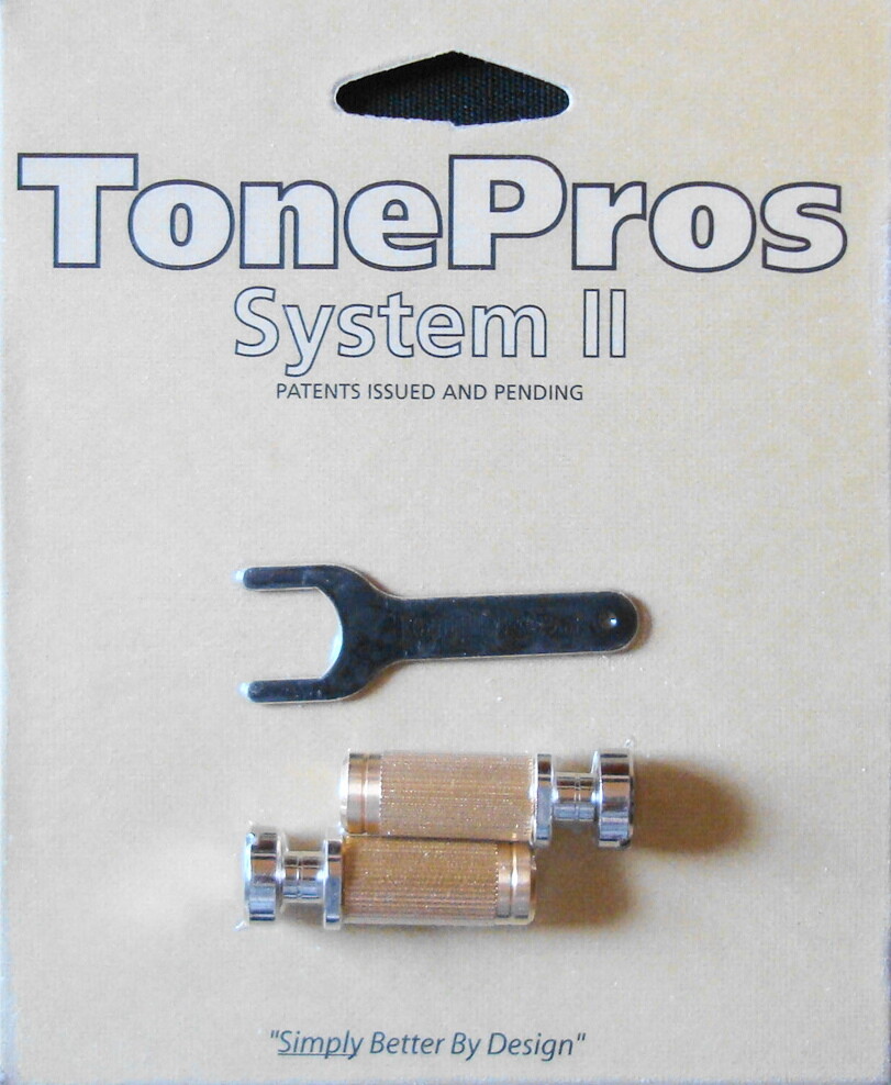 SS1-N TonePros Standard (US Thread) Small Cap (Gibson Size) Locking Stud, Nickel