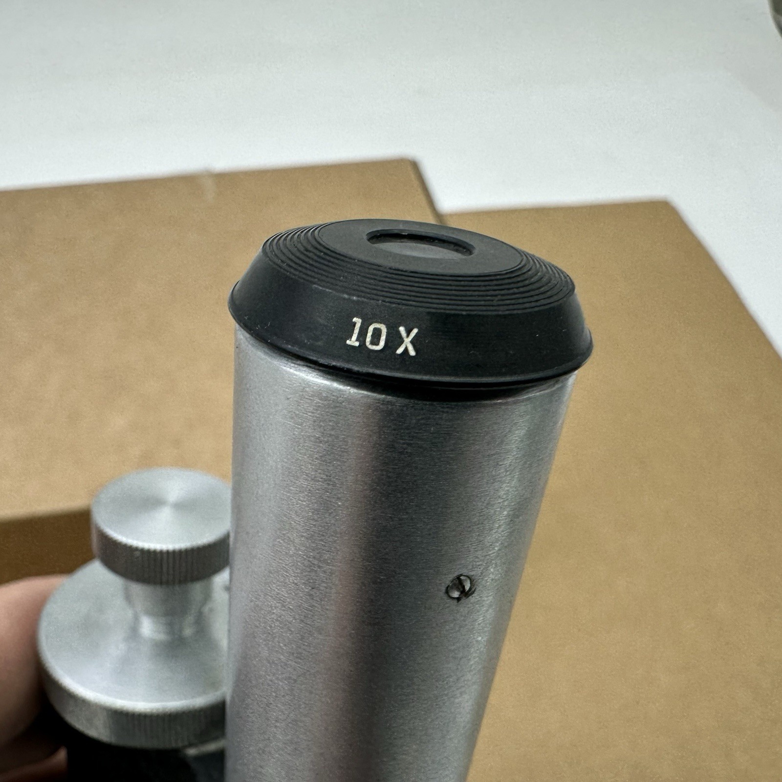 Vintage Bausch & Lomb Shop Field Microscope 40X / 32MM 0.10 Rochester USA