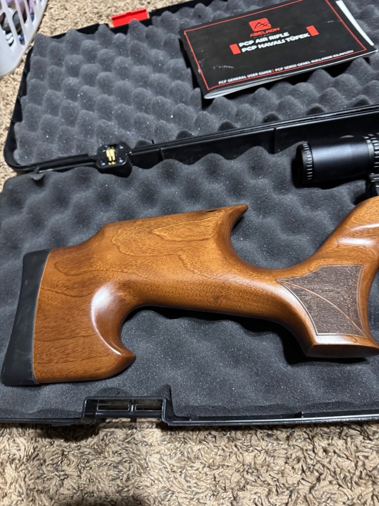 PCP Air Rifle .22Cal Pellet Scope Sidelever